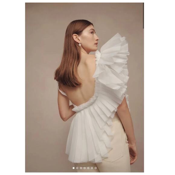 NWT Aje Orbit Sculptural Pleated Top (UK/AU 4 = US 0) - Picture 2 of 13